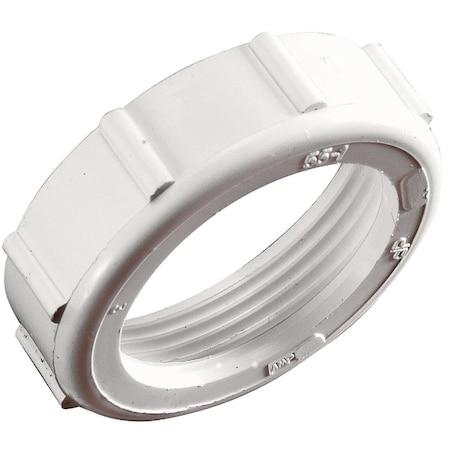 All-Source 1-1/4 In. x 1-1/4 In. White Plastic Slip Joint Nut 56WKHB